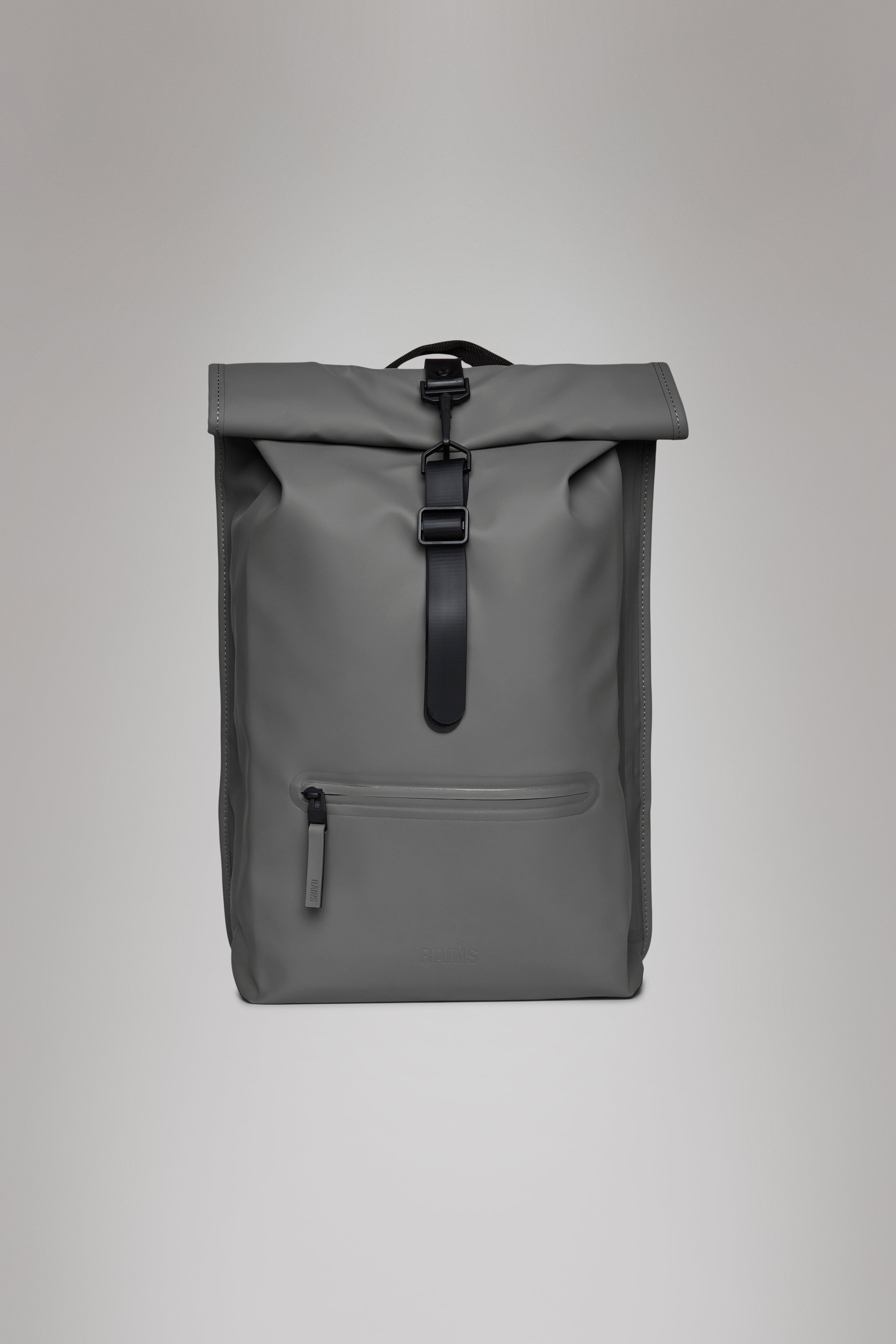 RAINS Rolltop Rucksack Grey Backpack